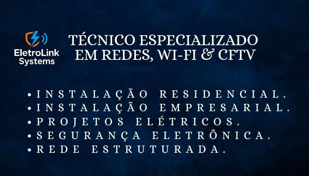 Tecnico eletricista, rede de Internet e cftv  - Foto 2