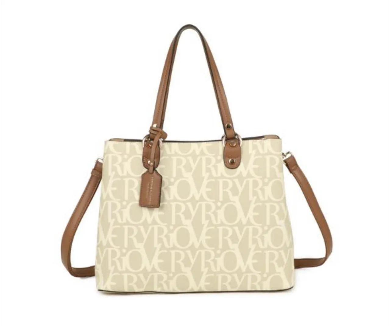 Bolsa feminina bege 