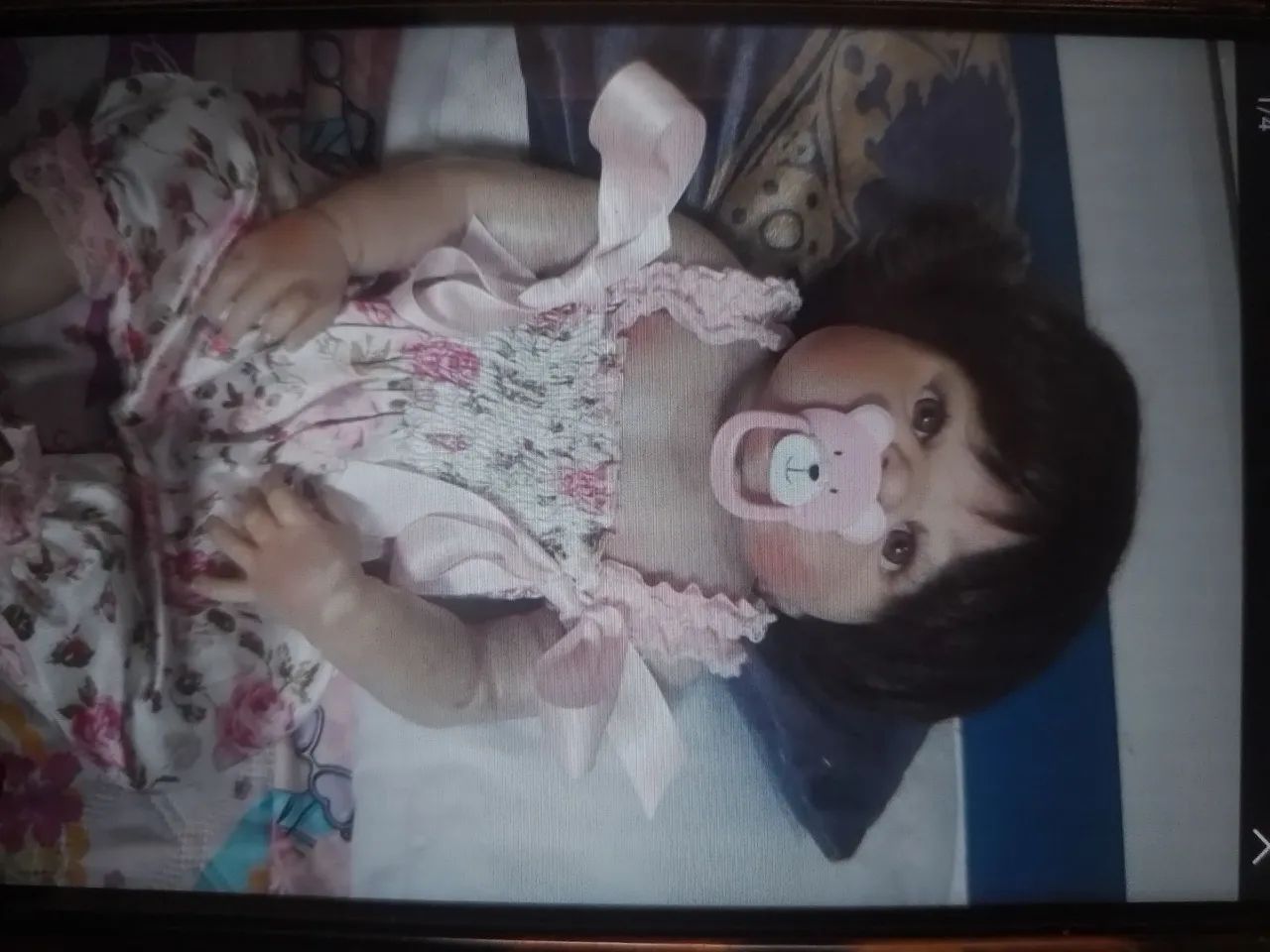 Boneca bebê pink reborn