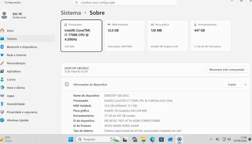 KIT INTEL CORE i7 7700K - COMPLETO - Foto 2