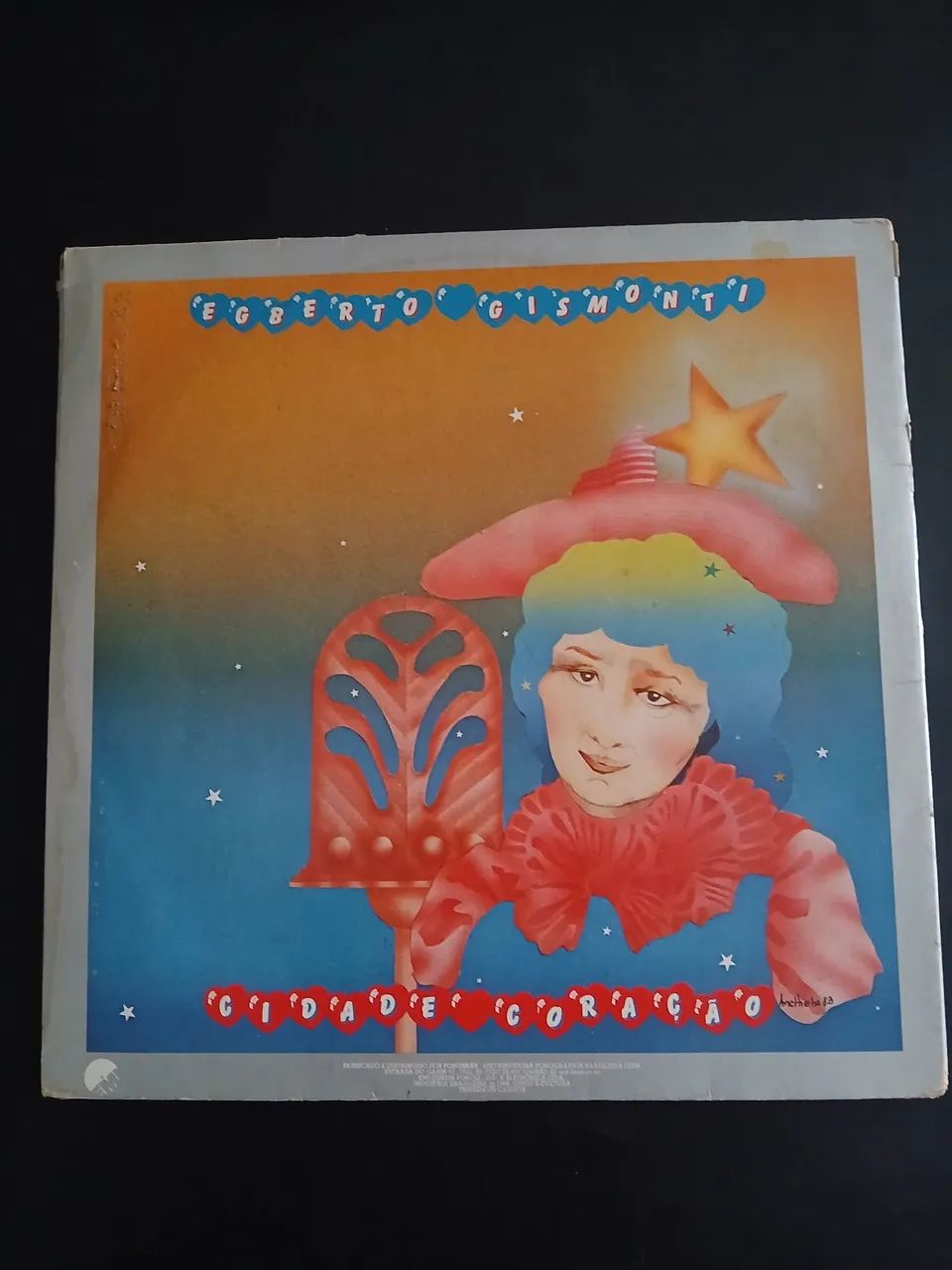 Vinil Egberto Gismonti Cidade Coração  - Foto 2