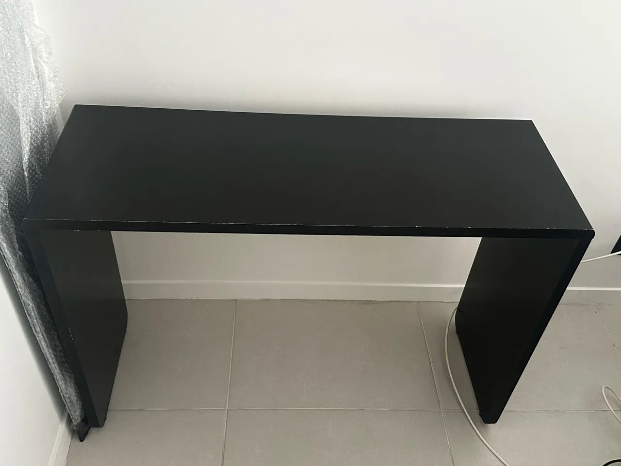 Escrivaninha mesa escritorio preta  - Foto 2