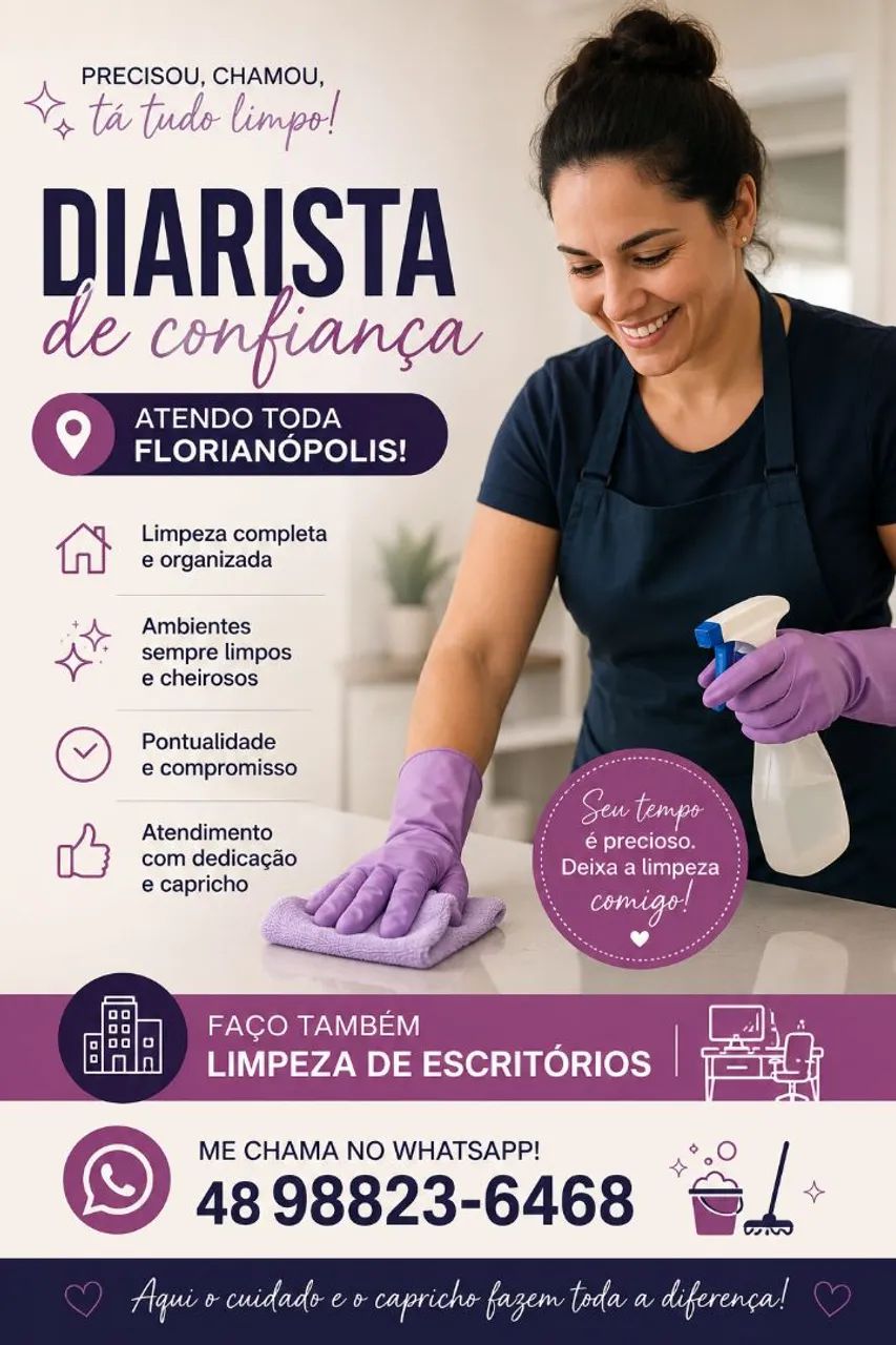 Diarista - faxineira 