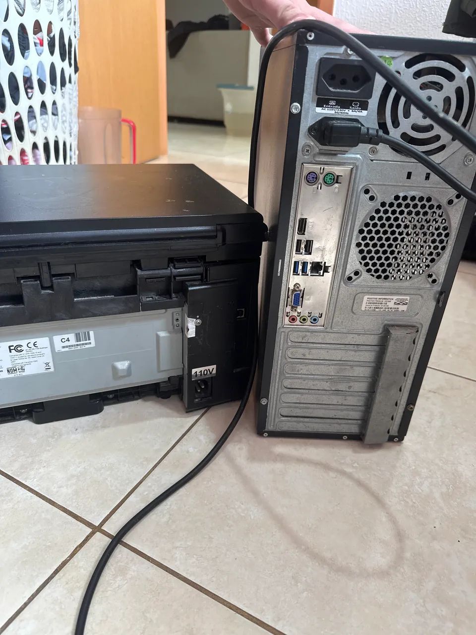 CPU e Impressora HP - Foto 3