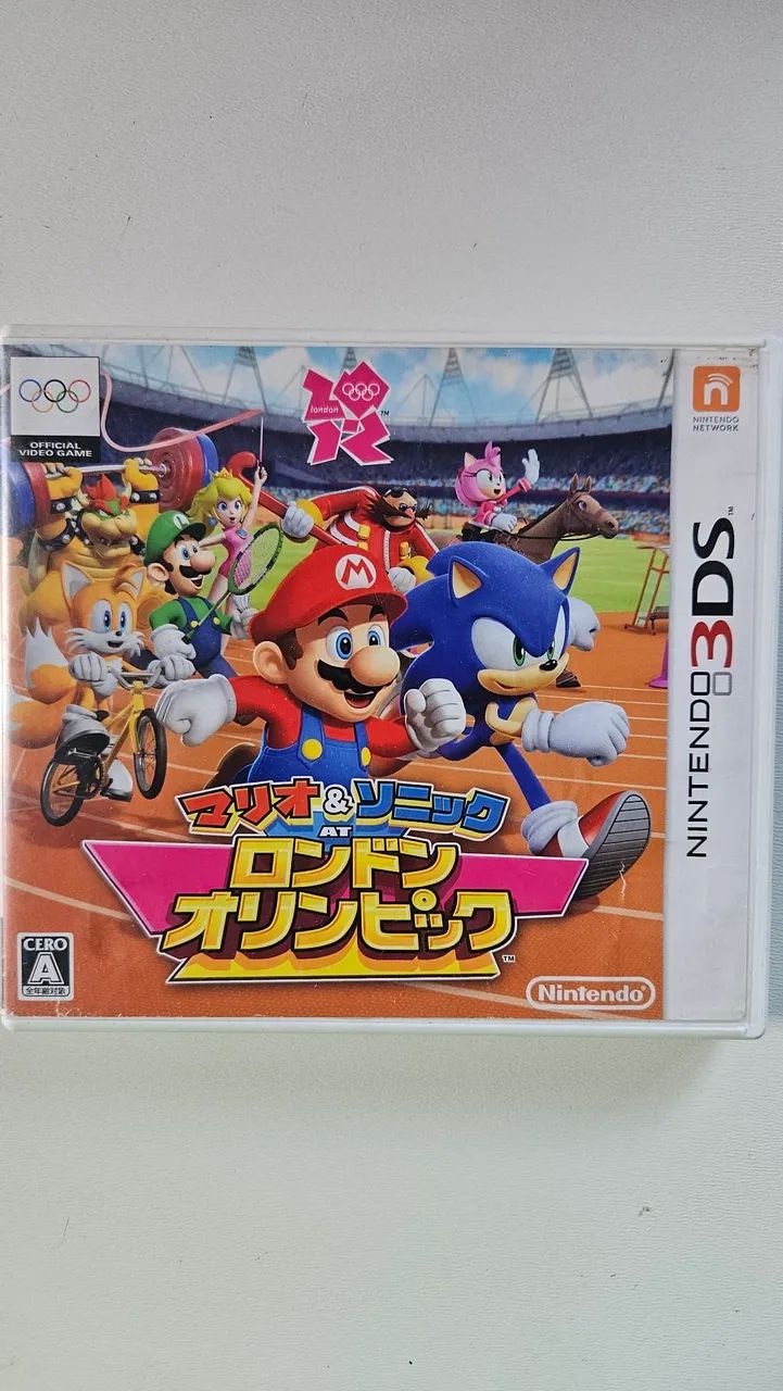 Mario e Sonic Olimpiadas Londres 2012 Nintendo 3DS JP