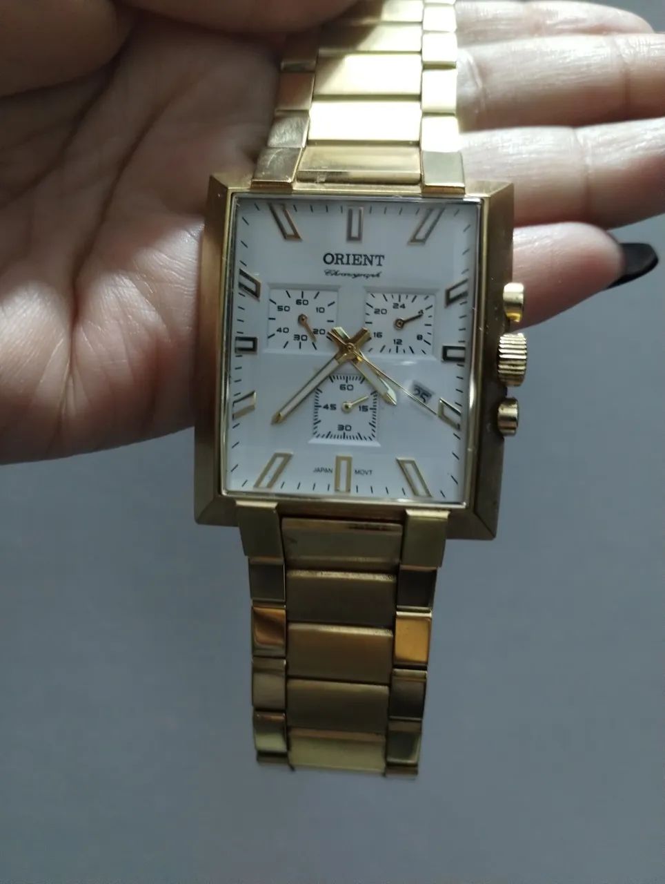 洋楽 L o r i G o l d RELÓGIO ORIENT UNIQUE MASCULINO CRONÓGRAFO - Acessórios - Vera