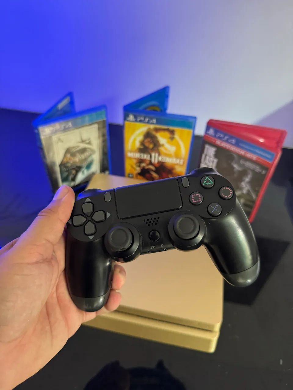 Ps4 slim 1TB Gold Edition (versão limitada) - Foto 3