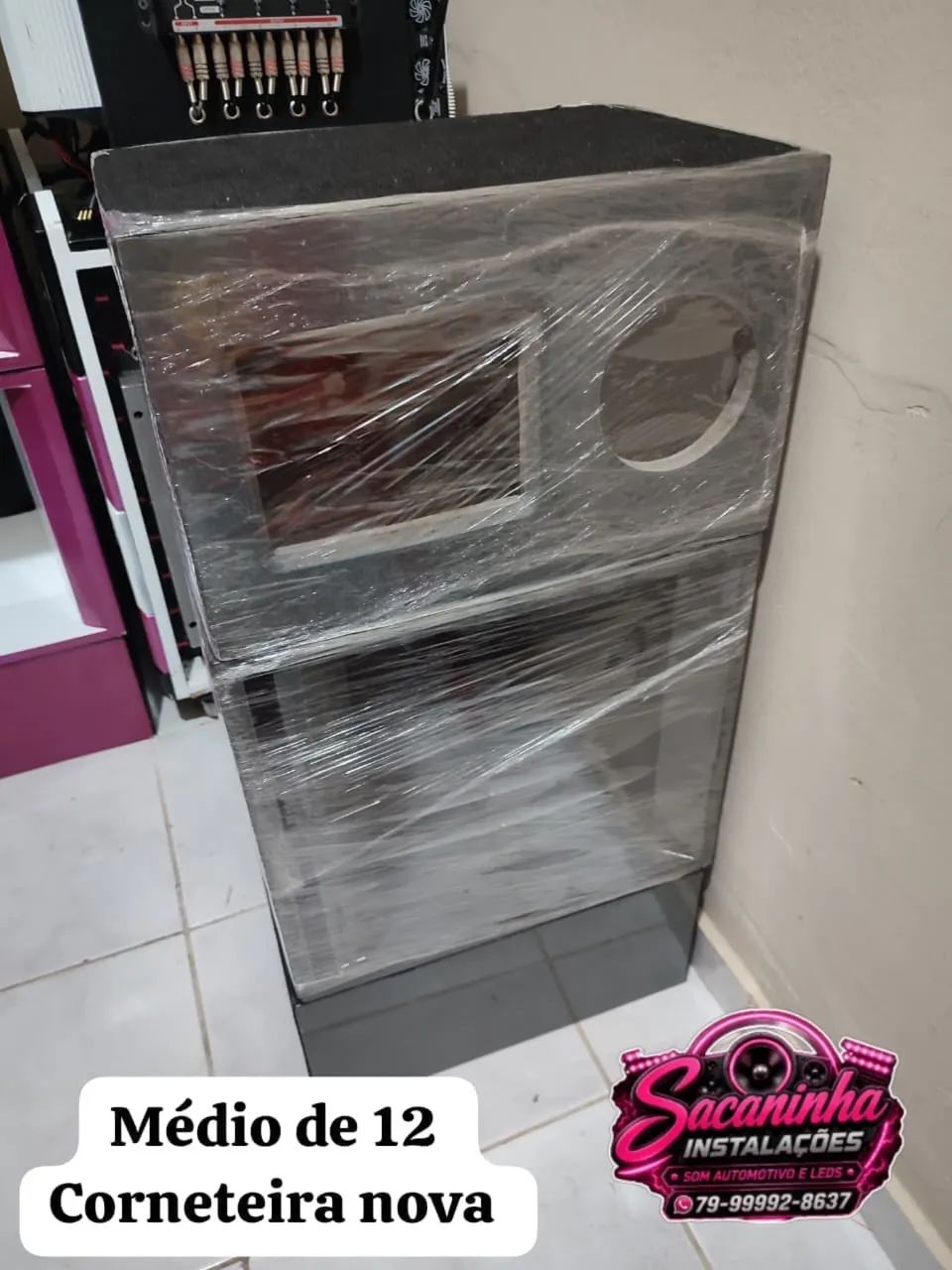 Caixa de médio de 12 e corneteira nova sem uso  - Foto 2