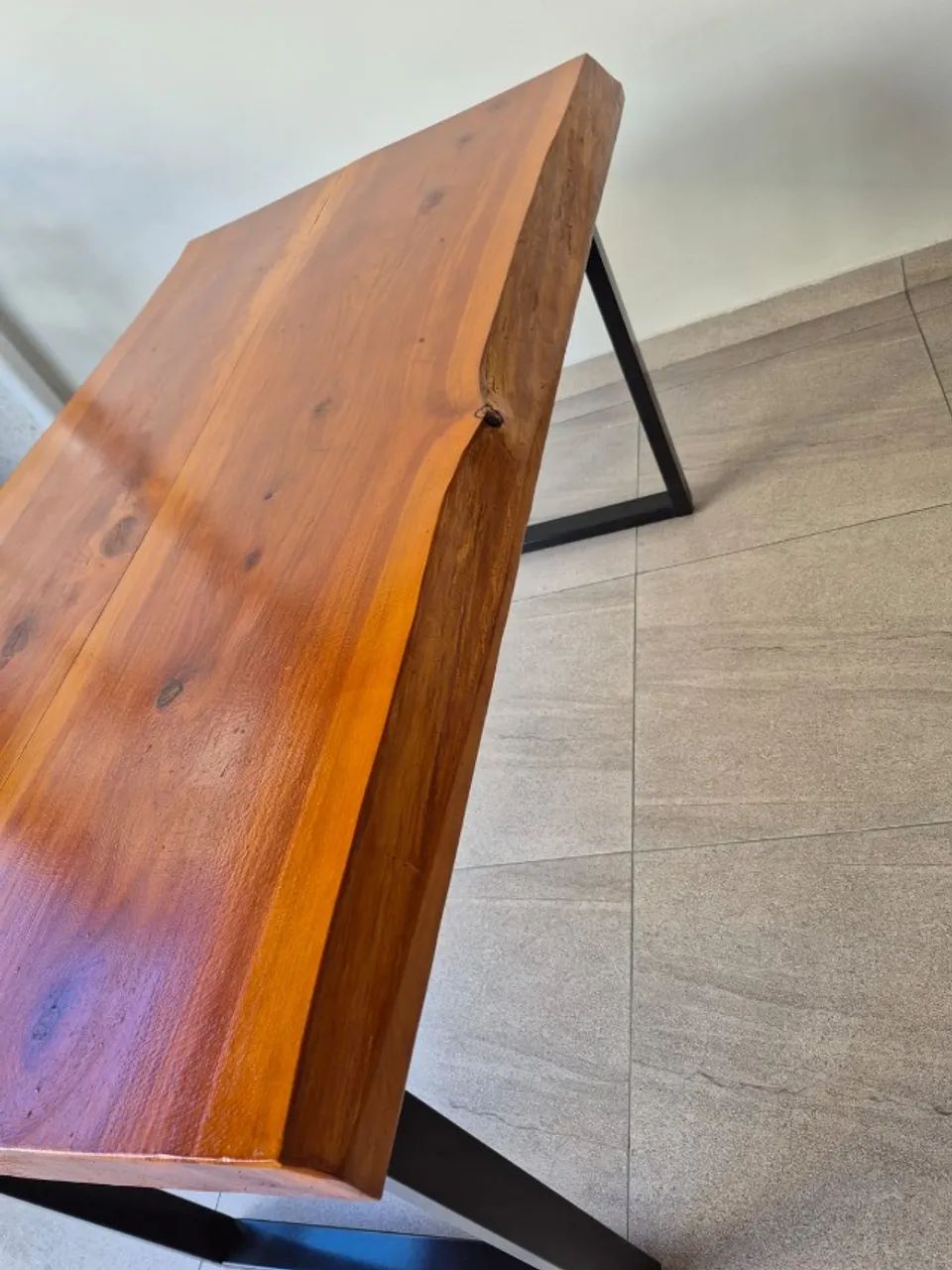 Mesa rústica nova para área gourmet  - Foto 3