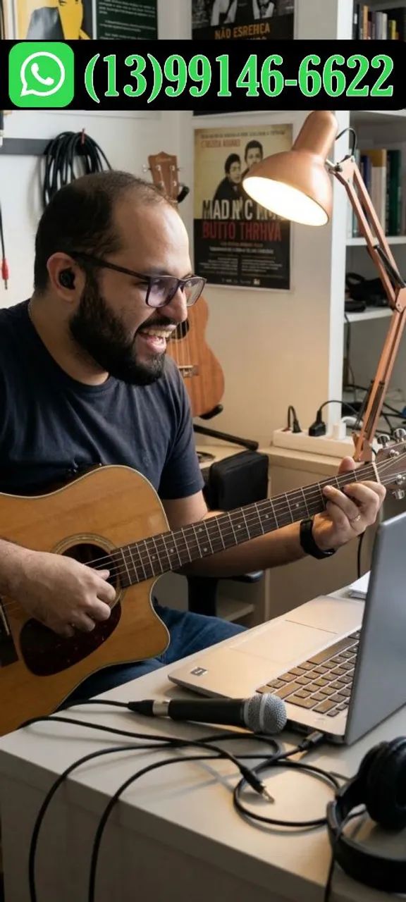 Professor Particular de Violão, Guitarra, Ukulele, Baixo e Percussão. - Foto 2