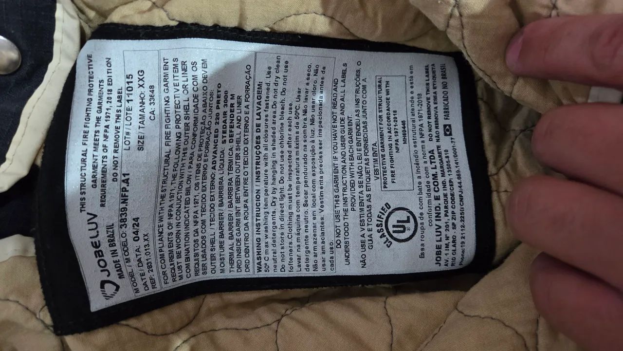 Roupa de incêndio  - Foto 5