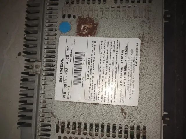 Radio Original Toca Cd Honda Civic 2001 - 2006 - Foto 2