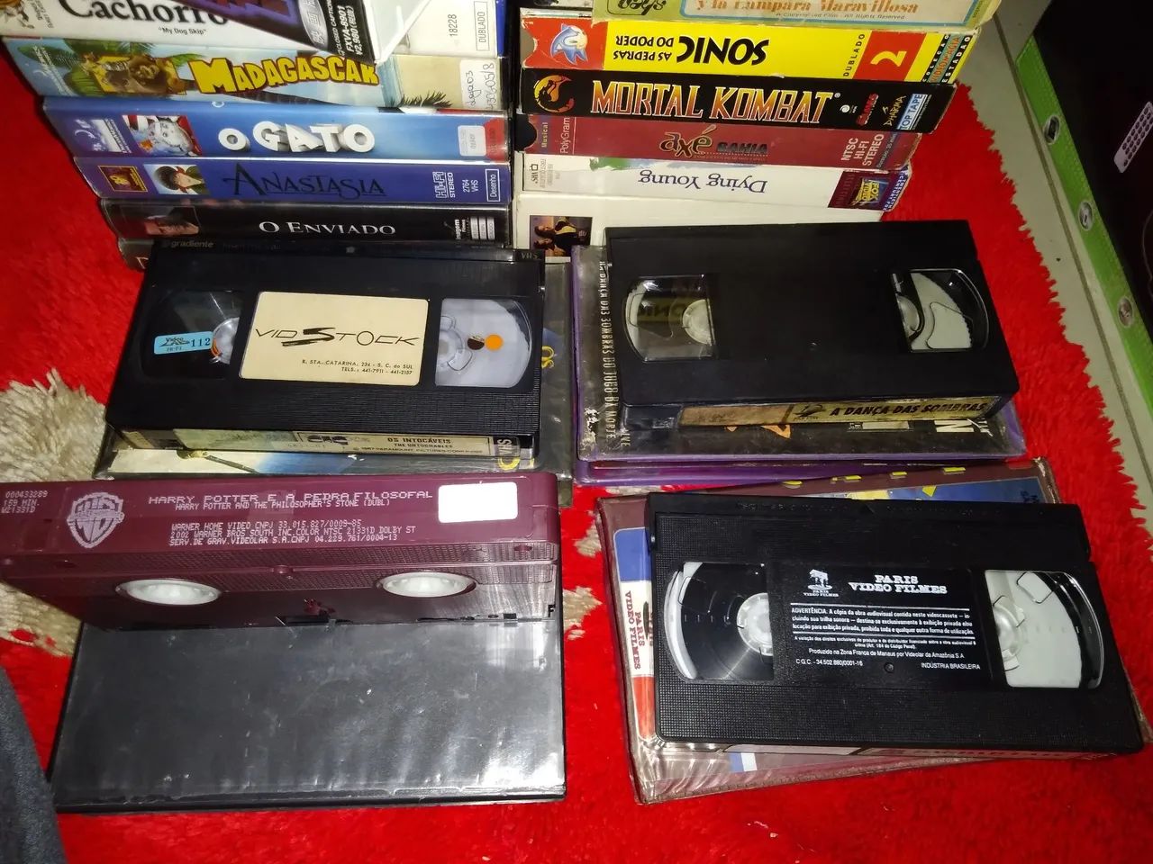 Lote 18 fitas VHS usadas com filmes diversos  - Foto 2