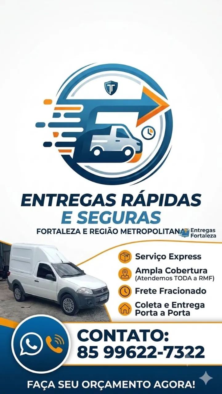 Frete rápido seguro e o mais barato da região 