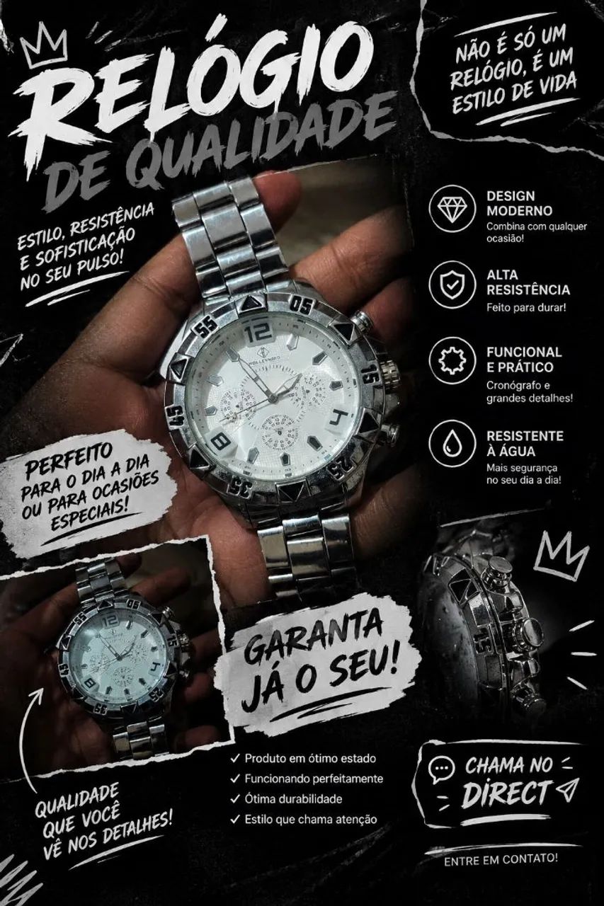Vendo relógio ( so falta colocar bateria)