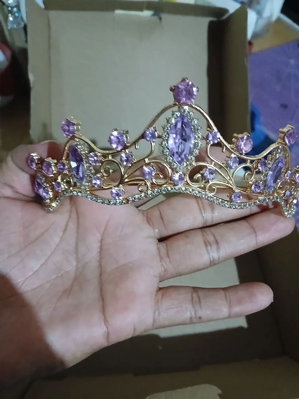 Coroa para debutante  lilas - Foto 3