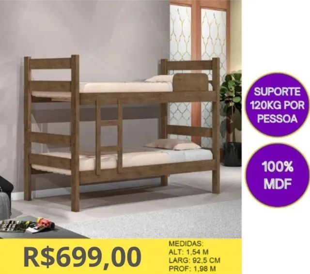 BELICHE 100% MDF A PRONTA-ENTREGA 