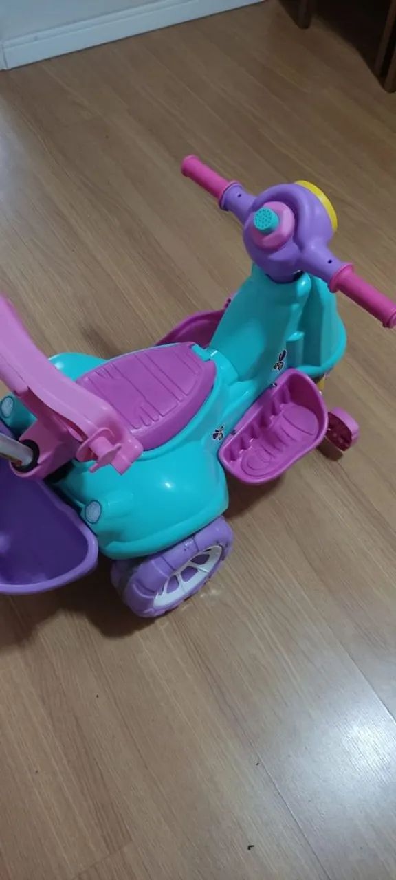 Triciclo infantil com pedal completo  - Foto 4