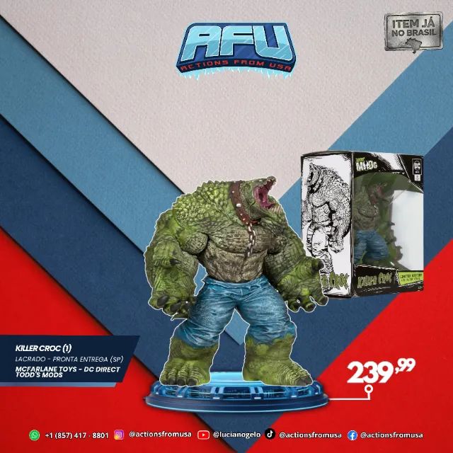 Killer Croc  Dc Direct Todd's Mcfarlane Toys