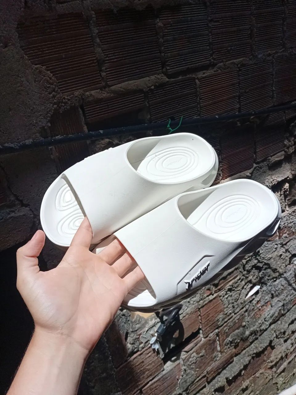 Chinelo Slide Rider Branco N°42