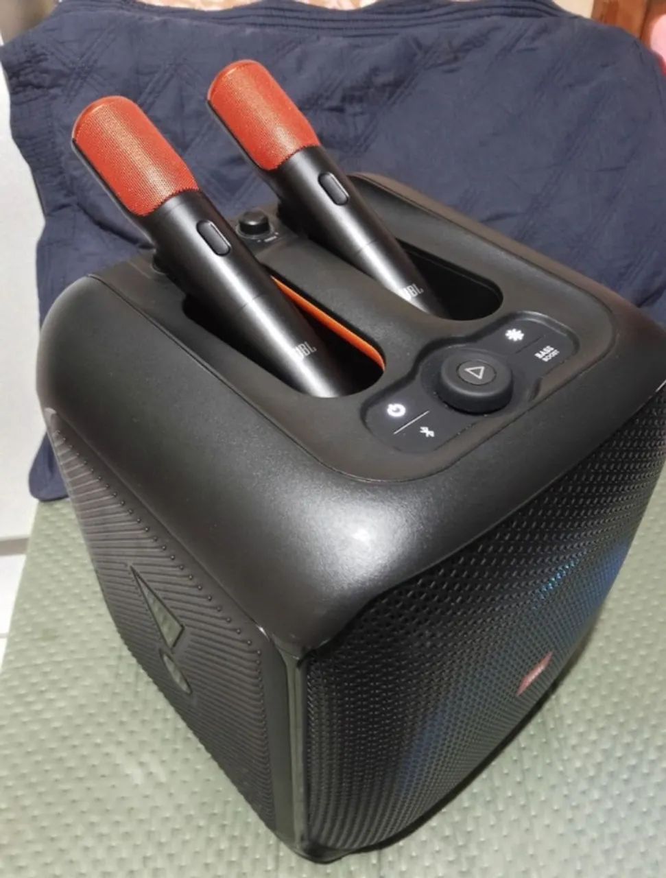 Caixa JBL Encore com microfone  - Foto 4