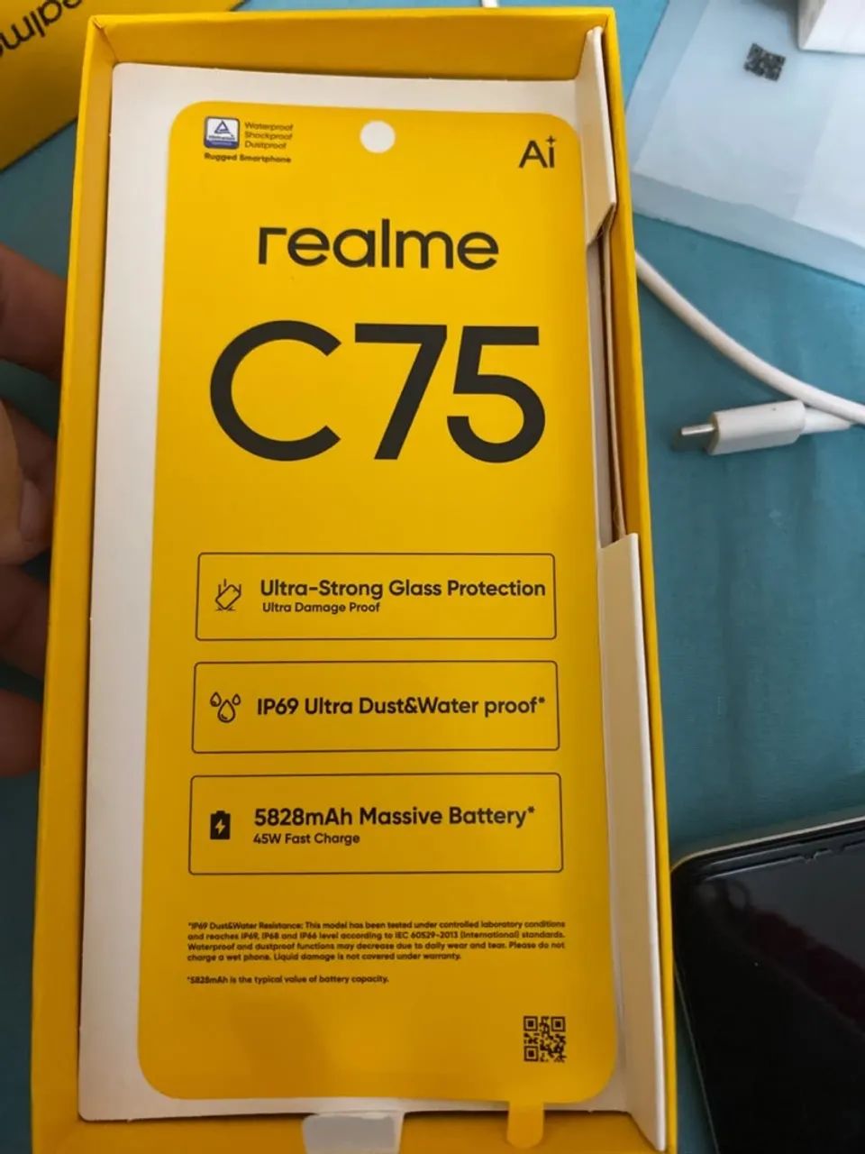 Smartphone Realme C75 Branco 8GB/256GB - Foto 2