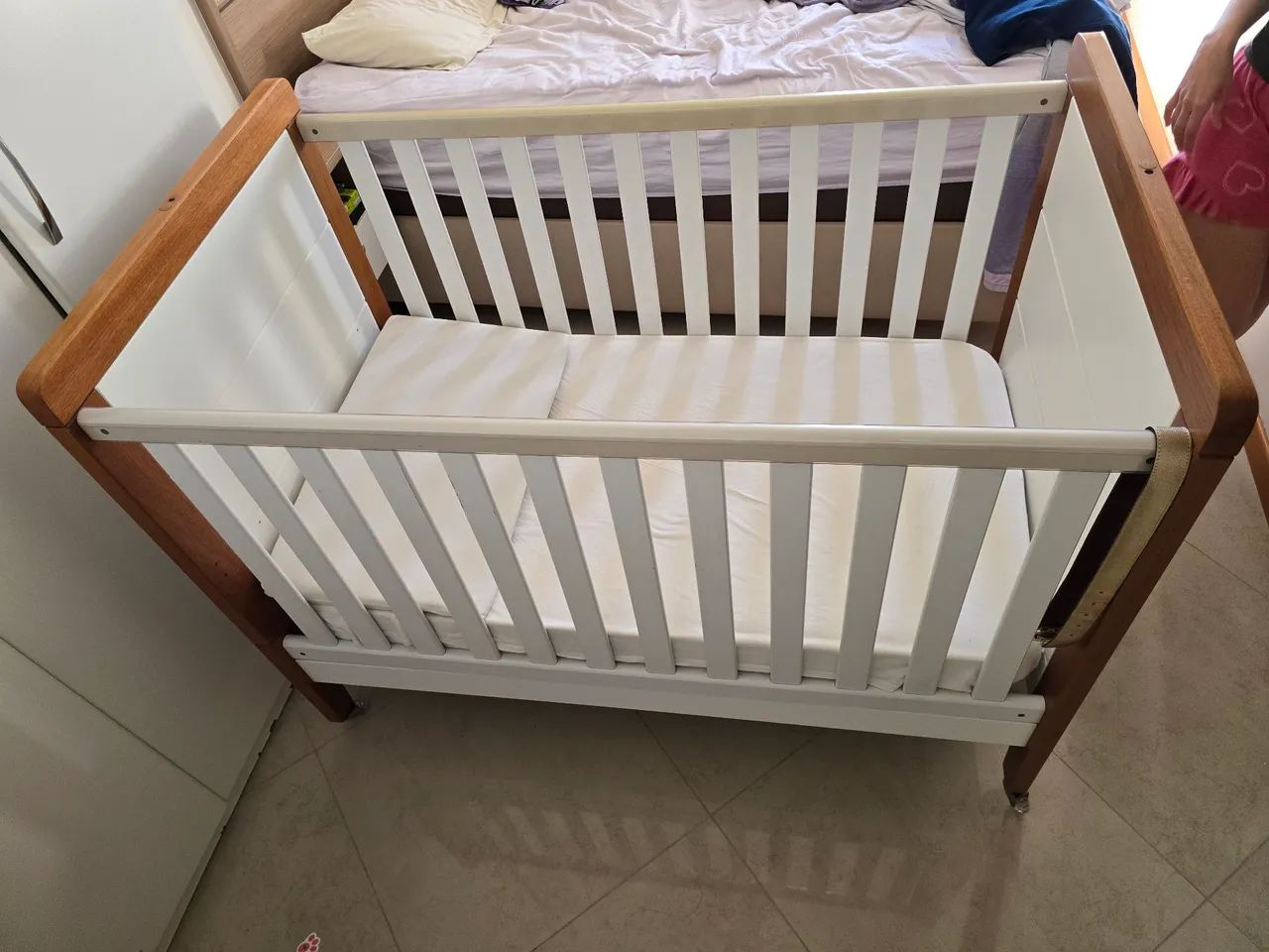 Berço Mini Cama Gran Vitória com colchão- Cia do Móvel - Foto 4