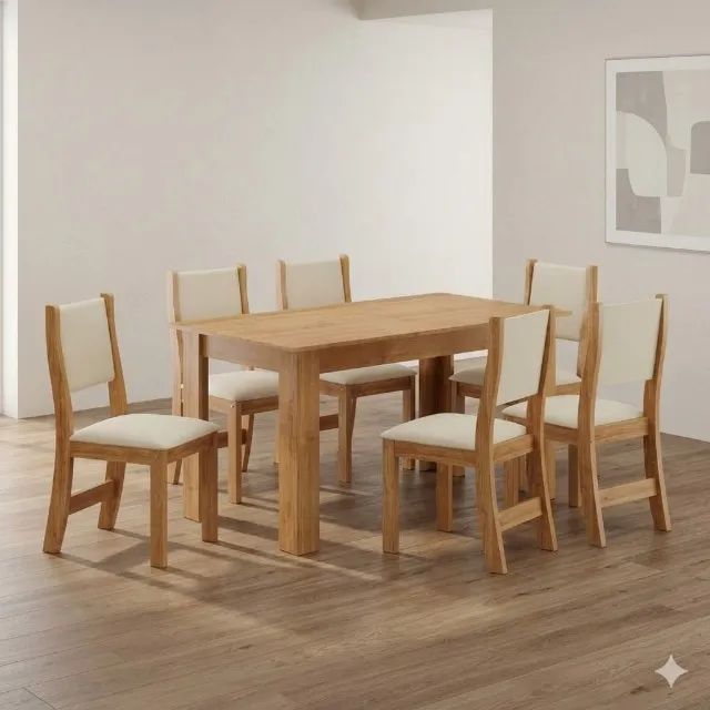 Mesa de Jantar Violeta com Cadeiras Sol Bronze (Pagamento no ato da entrega)