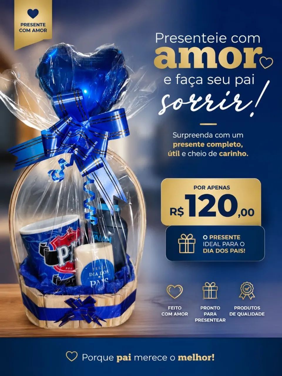 Cesta dia dos pais  - Foto 2