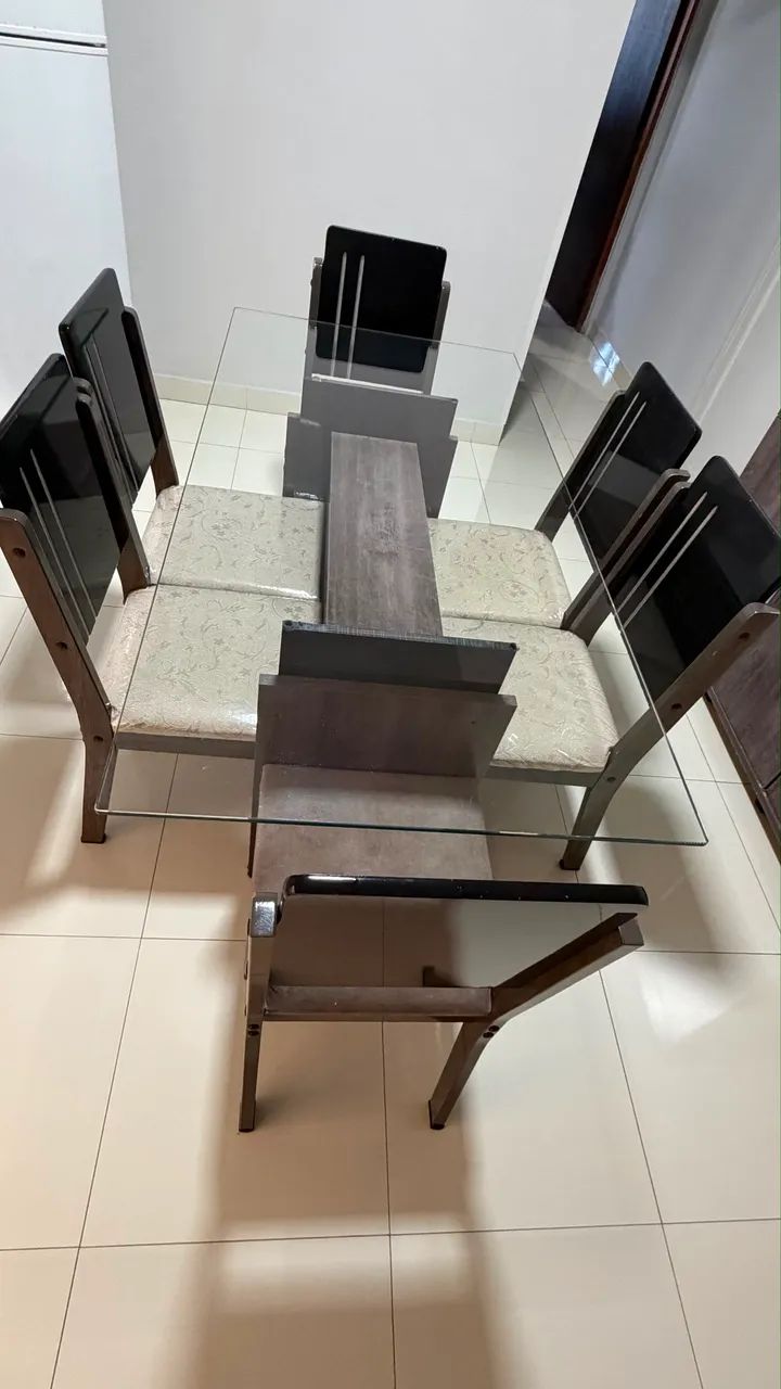 MESA 6 CADEIRAS + APARADOR - Foto 4