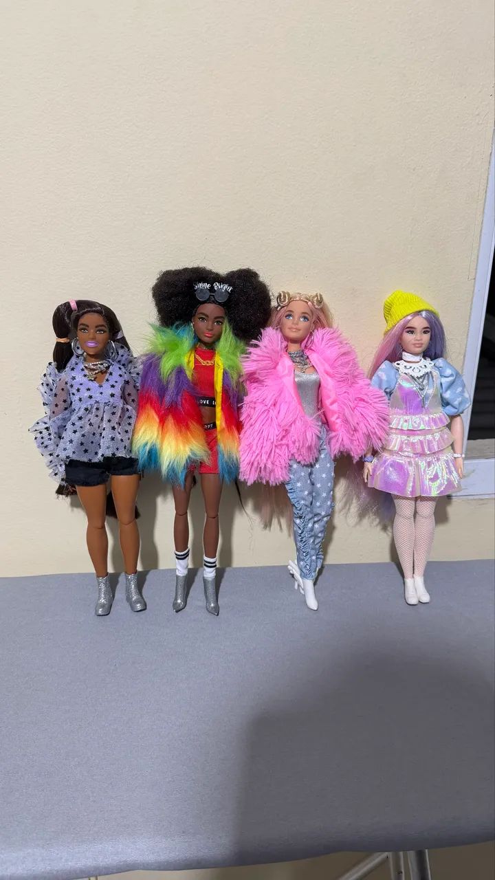 Lote boneca barbie style luxo