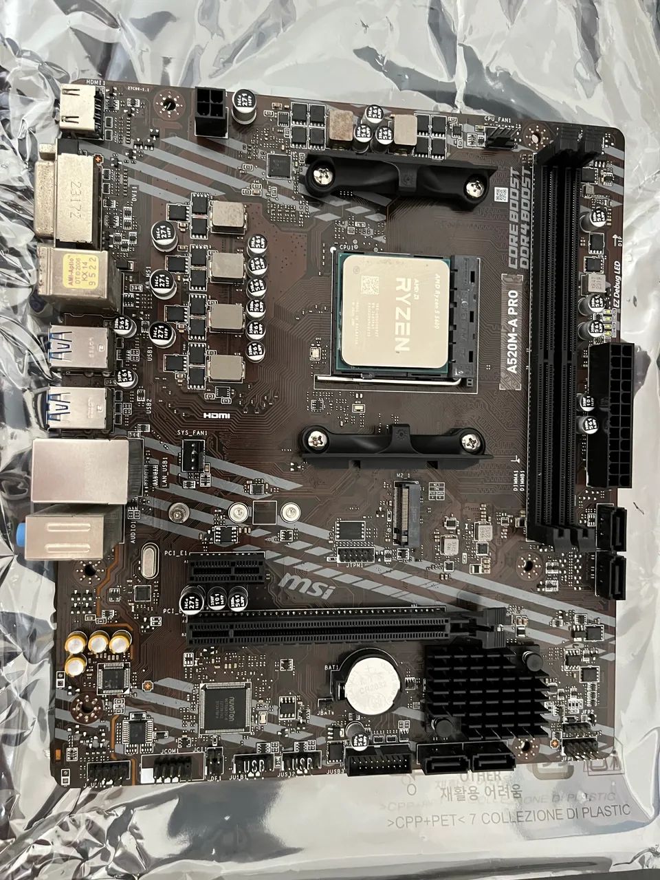 Ryzen 5 5600 + placa mãe - Foto 2