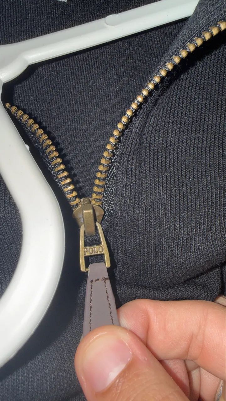 Suéter quarterzip Ralph Lauren Tamanho P - Foto 5