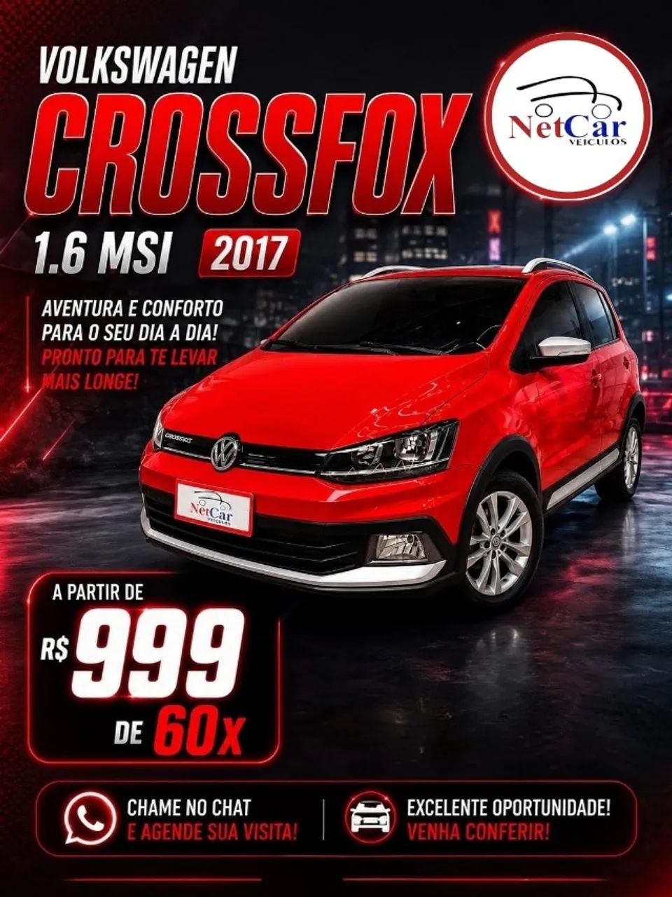 Volkswagen Crossfox CROSSFOX  I MOTION 1.6 T. Flex 16V 5p 2018