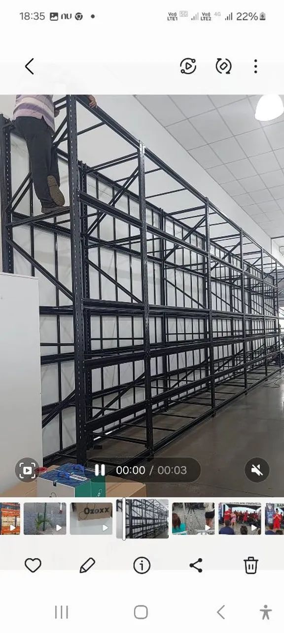 Porta paletes  novos - Foto 4