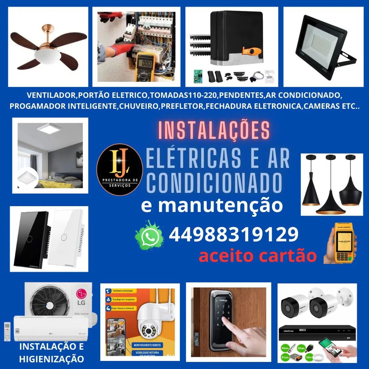 vende-seEletricista e instalação de ar condicionado 