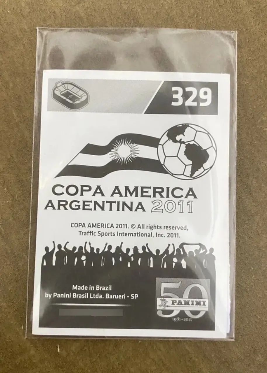 Figurinha Neymar Jr - Copa América 2011 - Foto 2