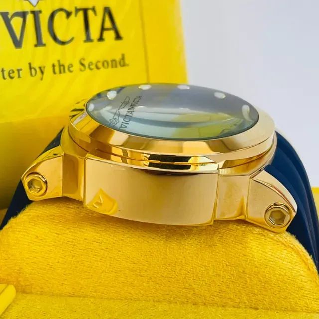 Relógio INVICTA AUTOMÁTICO _ COALITION FORCES AZUL COM DOURADO  - Foto 5