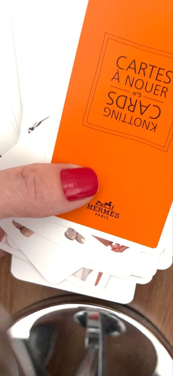 Caixa e Cartas Lenço Hermês - ORIGINAL - Foto 3
