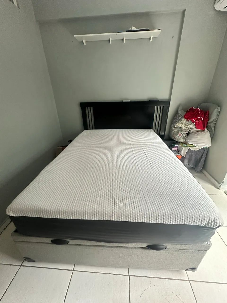 Colchão e Cama box baú casal da marca EMMA - Foto 2