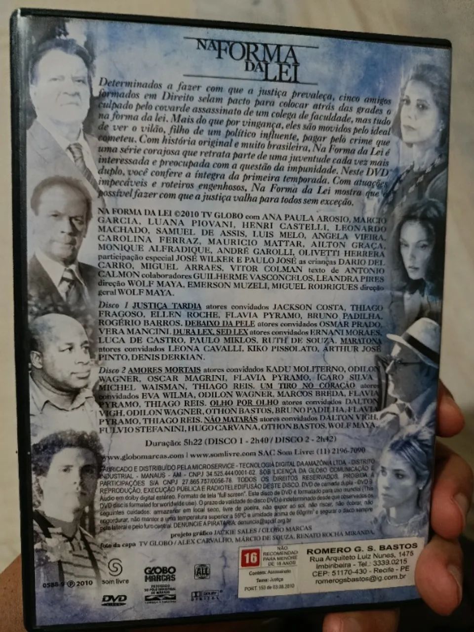Box dvd série Na Forma da Lei - Foto 2