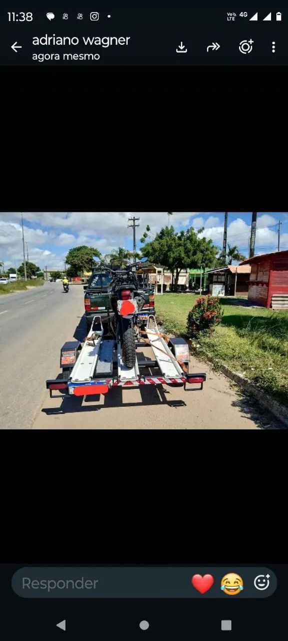 Reboque de moto 
