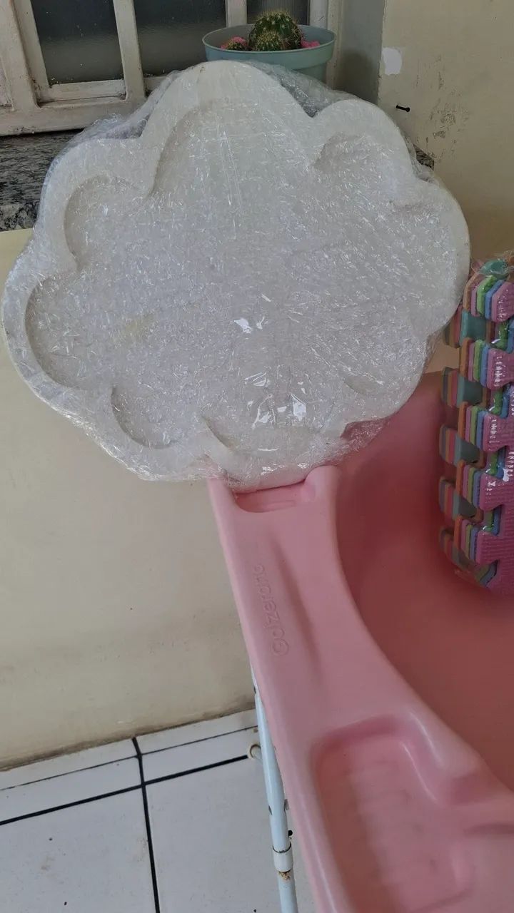 Banheira com suporte + Emborrachado de EVA + Nuvem de MDF. R$140 Reais. - Foto 3