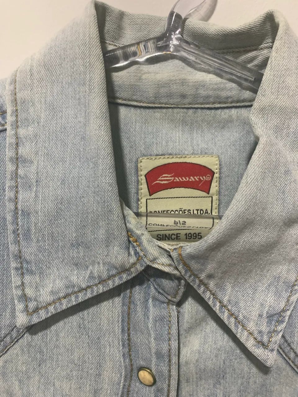 Camisa Jeans Sawary Feminina  - Foto 2