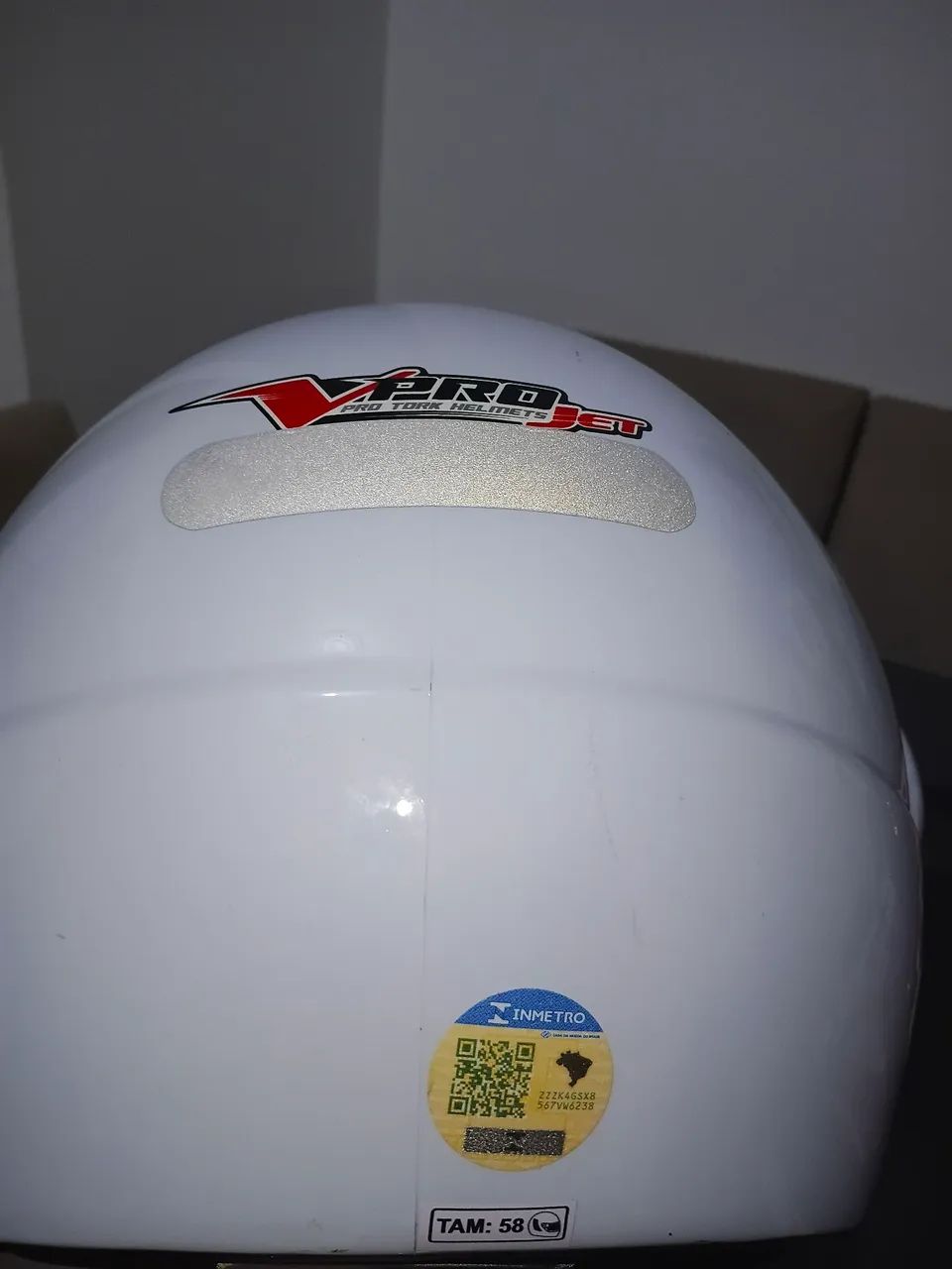 Vendo Capacete V-Pro Jet Solid Escamoteável Pro Tork - Foto 5