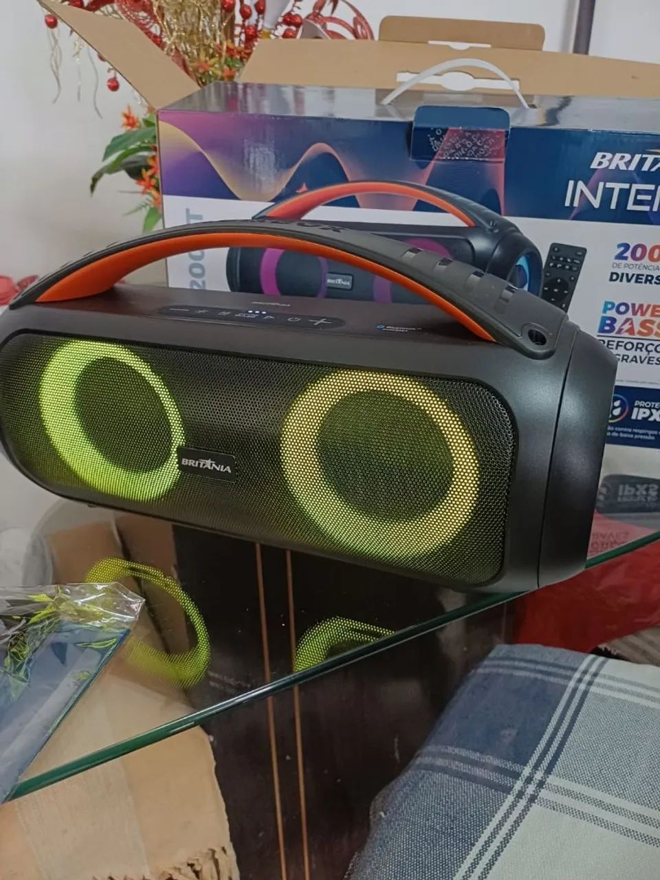 Caixa de som boombox britânia nova - Foto 3