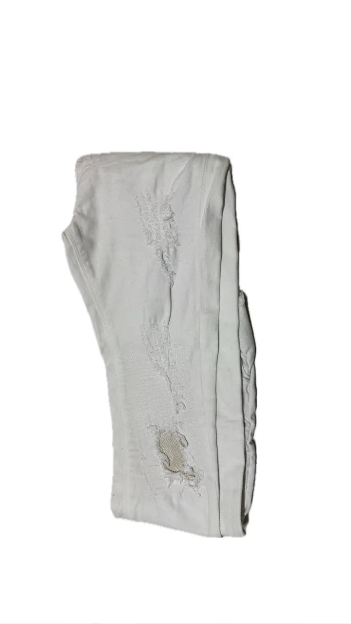 Calça jeans branca  - Foto 3