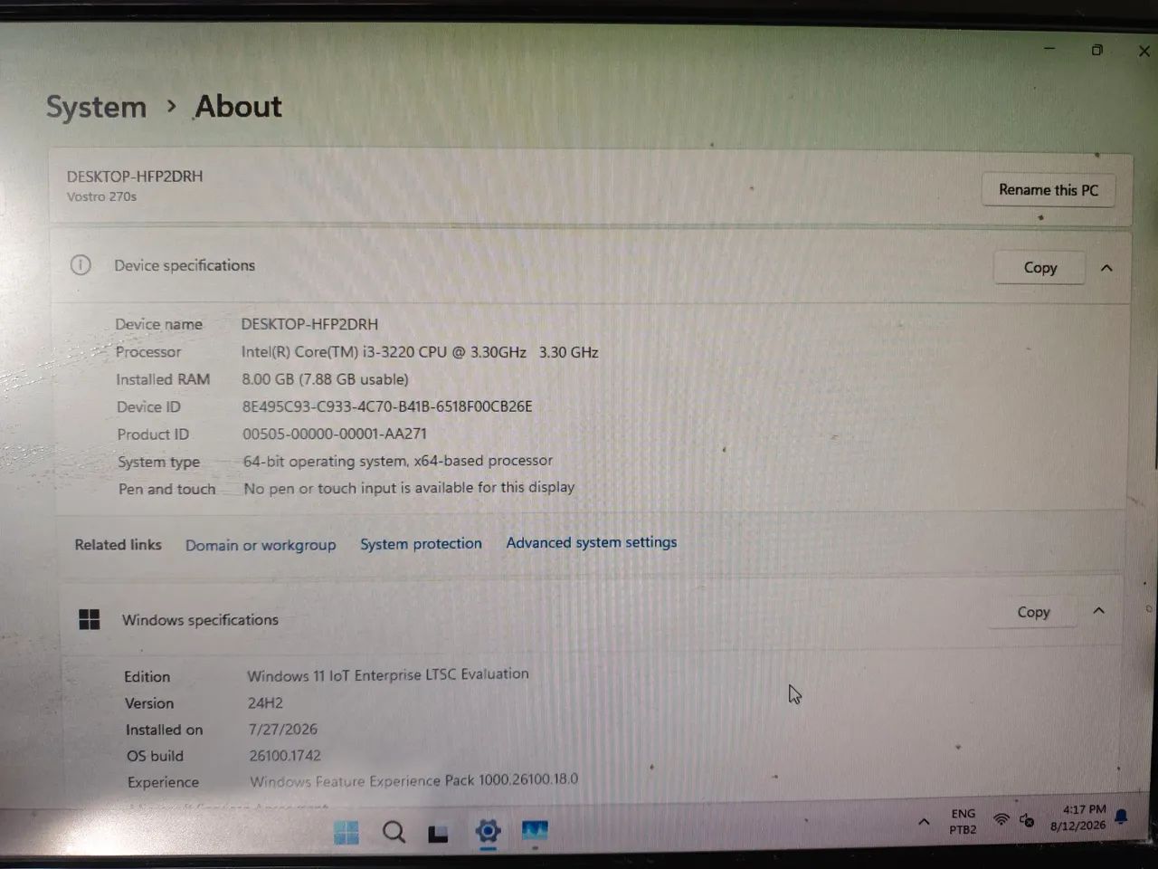 Dell Vostro 270s + Philips 185Vw (PC Completo) - Foto 2