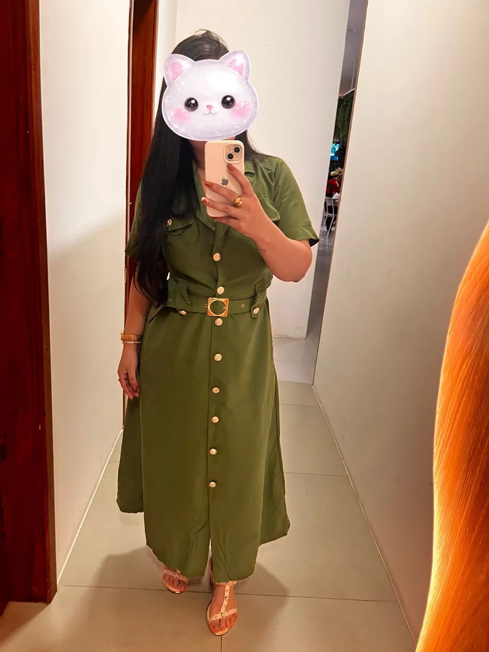 Vestido verde