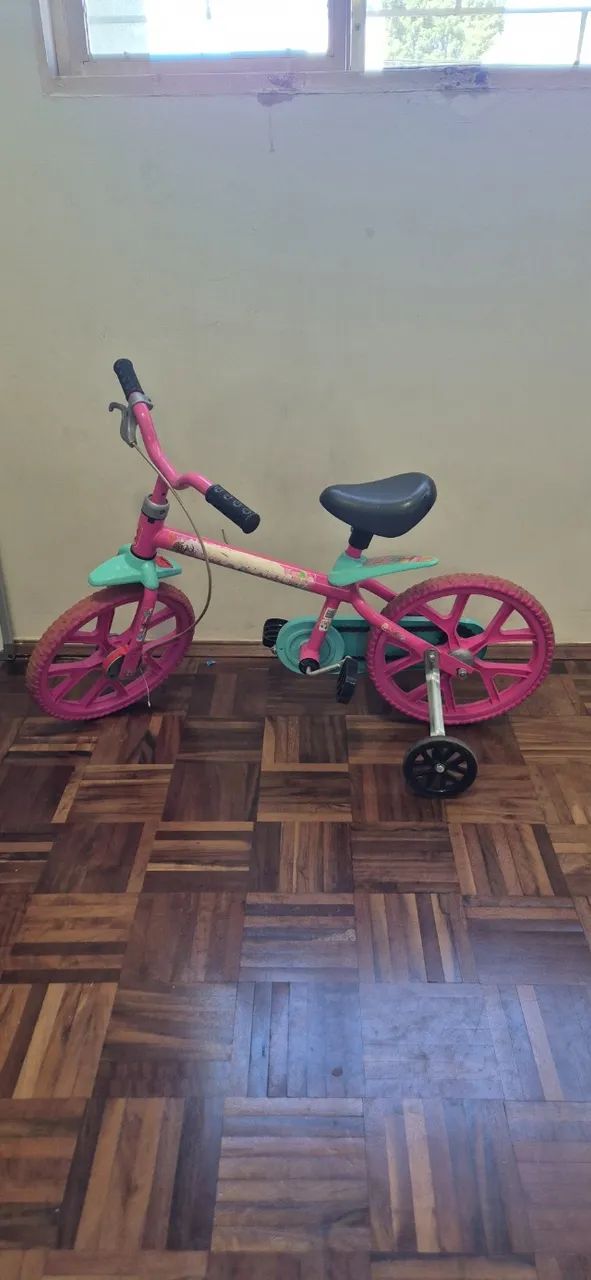 ? Bicicleta Infantil Usada Aro 14 - Foto 4